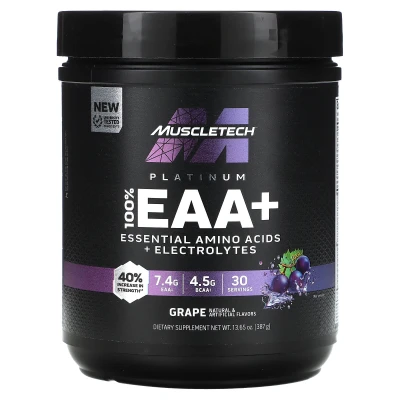 MuscleTech - Platinum 100% EAA+ | Grape | 13.65 oz (387 g)