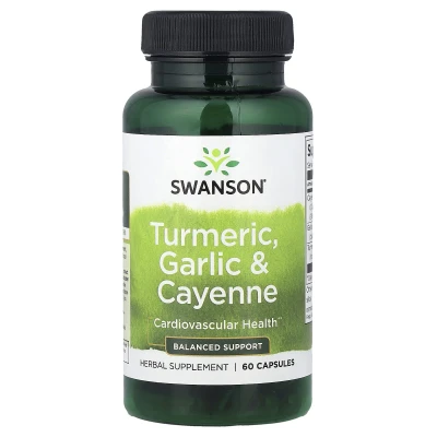 Swanson - Turmeric | Garlic & Cayenne | 60 Capsules