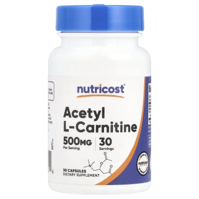 Nutricost - Acetyl L-Carnitine | 500 mg | 30 Capsules