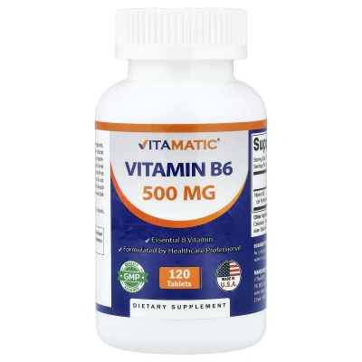 Vitamatic - Vitamin B6 | 500 mg | 120 Tablets