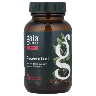 Gaia Herbs - Resveratrol | 50 Liquid Phyto-Caps®