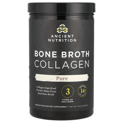 Ancient Nutrition - Bone Broth Collagen | Pure | 15.9 oz (450 g)