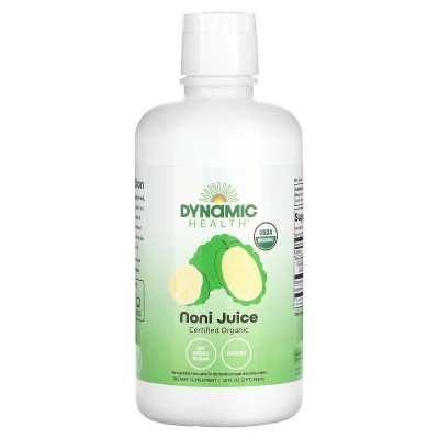 Dynamic Health - Certified Organic Noni Juice | 946 ml (32 fl oz)