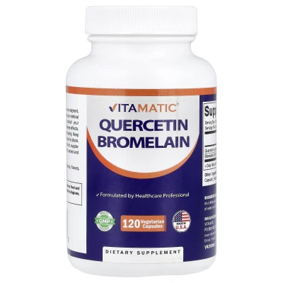 Vitamatic - Quercetin Bromelain | 120 Vegetarian Capsules