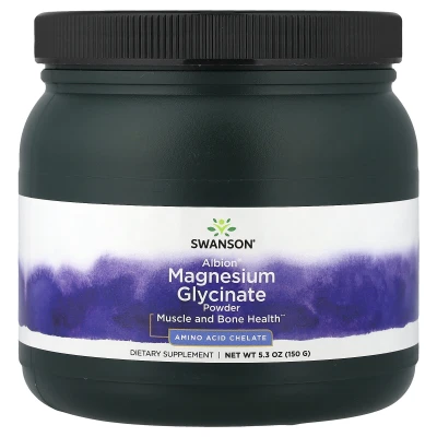 Swanson - Albion® | Magnesium Glycinate Powder | 150 g (5.3 oz)