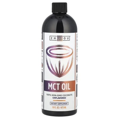 Zhou Nutrition - MCT Oil | Unflavoured | 16 fl oz (473 ml)