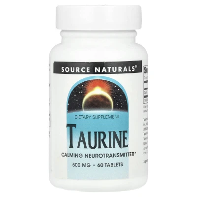 Source Naturals - Taurine | 500 mg | 60 Tablets