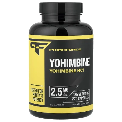 Primaforce - Yohimbine HCl | 270 Capsules (2.5 mg per Capsule)