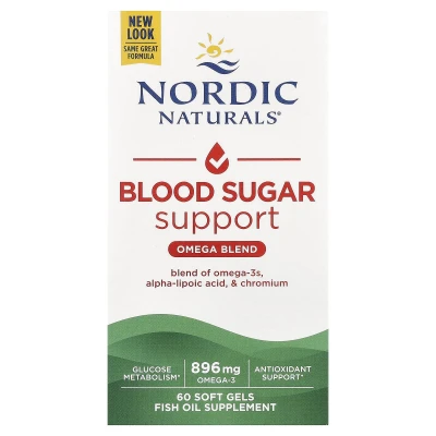 Nordic Naturals - Blood Sugar Support | Omega Blend | 60 Soft Gels