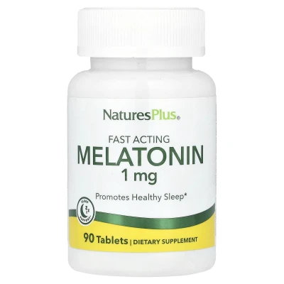 NaturesPlus - Fast Acting Melatonin | 1 mg | 90 Tablets