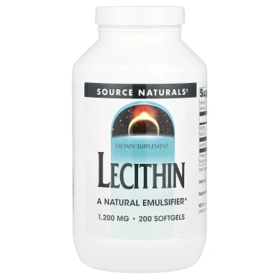 Source Naturals - Lecithin | 1200 mg | 200 Softgels
