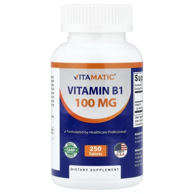 Vitamatic - Vitamin B1 | 100 mg | 250 Tablets