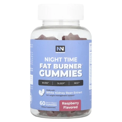 Nobi Nutrition - Night Time Fat Burner Gummies | Raspberry | 60 Pectin Based Gummies