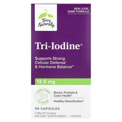 Terry Naturally - Tri-Iodine® | 12.5 mg | 90 Capsules