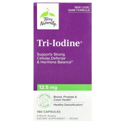 Terry Naturally - Tri-Iodine® | 12.5 mg | 180 Capsules