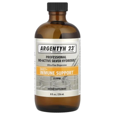 Sovereign Silver - Argentyn 23® | Professional Bio-Active Silver Hydrosol™ | 23 PPM | 8 fl oz (236 ml)