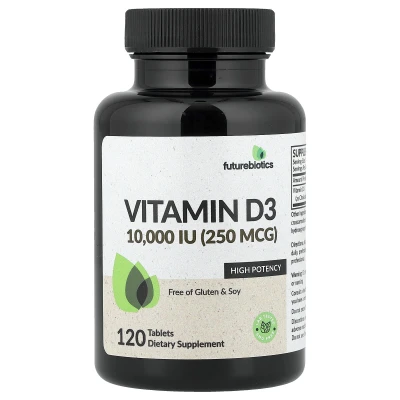 Futurebiotics - Vitamin D3 | 250 mcg (10000 IU) | 120 tablets