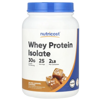 Nutricost - Whey Protein Isolate | Salted Caramel | 2 lb (907 g)