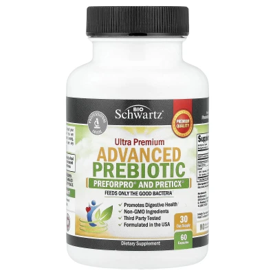 BioSchwartz - Ultra Premium Advanced Prebiotic | 60 Capsules