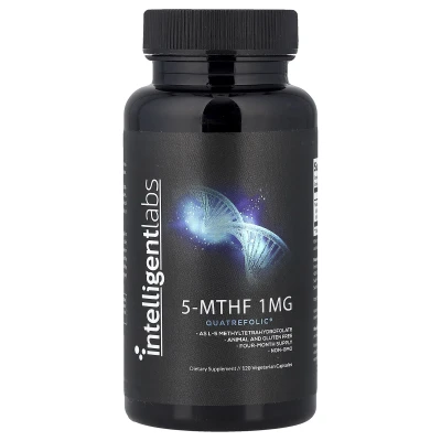 Intelligent Labs - 5-MTHF | 1 mg | 120 Vegetable Capsules