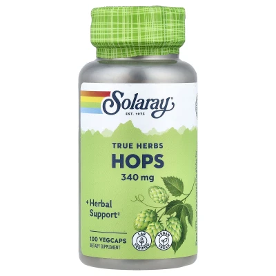 Solaray - True Herbs | HOPS | 340 mg | 100 Vegcaps