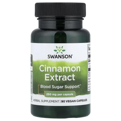 Swanson - Cinnamon Extract | 250 mg | 90 Vegan Capsules