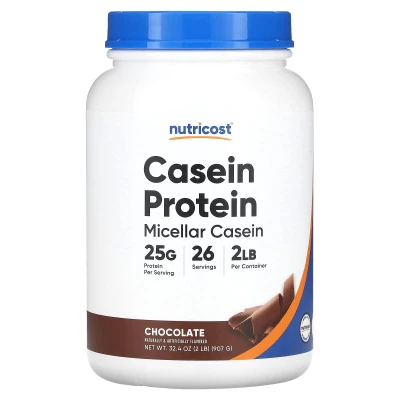 Nutricost - Casein Protein | Chocolate | 2 lb (907 g)