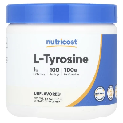 Nutricost - L-Tyrosine | Unflavoured | 3.6 oz (102 g)