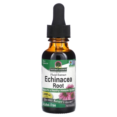 Nature's Answer - Echinacea Root | Fluid Extract | Alcohol-Free | 1000 mg | 1 fl oz (30 ml)