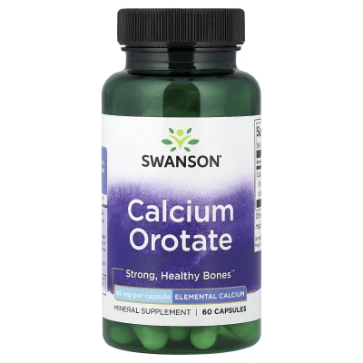 Swanson - Calcium Orotate | 85 mg | 60 Capsules