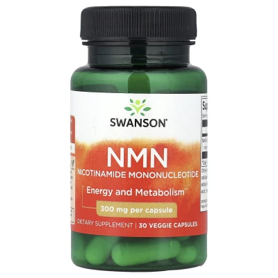 Swanson - NMN | 300 mg | 30 Veg Capsules