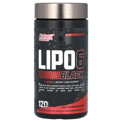 Nutrex Research - LIPO 6 | Black | 120 Liqui-Caps