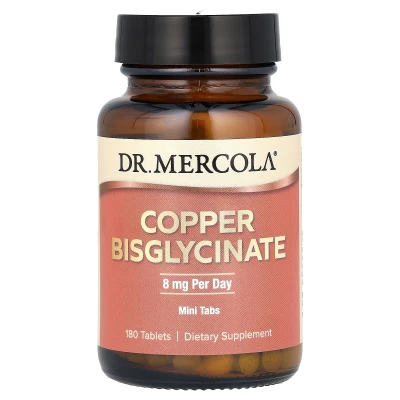 Dr. Mercola - Copper Bisglycinate | 180 Tablets (4 mg per Tablet)