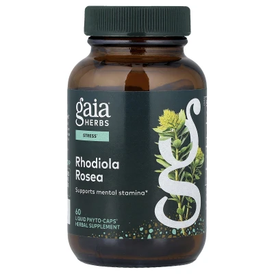 Gaia Herbs - Rhodiola Rosea | 60 Liquid Phyto-Caps®