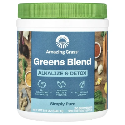 Amazing Grass - Green Blend | Alkalise & Detox | 8.5 oz (240 g)