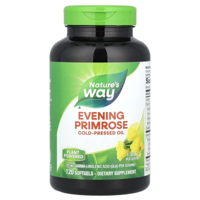 Nature's Way - Evening Primrose | Cold-Pressed Oil | 1300 mg | 120 Softgels