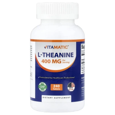 Vitamatic - L-Theanine | 240 Tablets | (200 mg per Tablet)