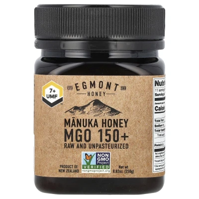 Egmont Honey - Manuka Honey | Raw And Unpasteurized | UMF™ 7+ | MGO 150+ | 8.82 oz (250 g)