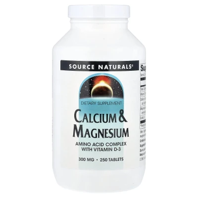 Source Naturals - Calcium & Magnesium | 250 Tablets