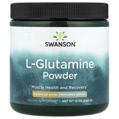 Swanson - L-Glutamine Powder | 12 oz (340 g)