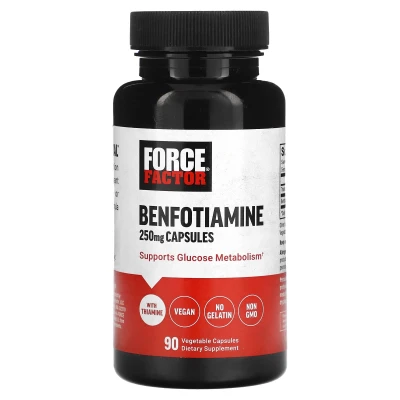 Force Factor - Benfotiamine | 250 mg | 90 Vegetable Capsules