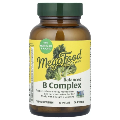 MegaFood - Balanced B Complex | 30 Tablets