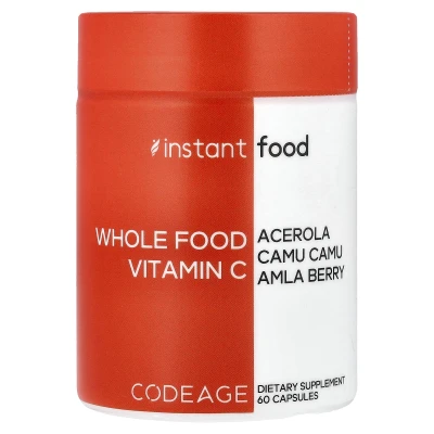 Codeage - Whole Food Vitamin C | 60 Capsules