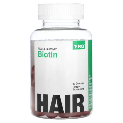 T-RQ - Adult Gummy | Biotin | Strawberry | 60 Gummies