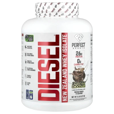 PERFECT Sports - Diesel® | New Zealand Whey Isolate | Triple Rich Chocolate | 5 lb (2.27 kg)