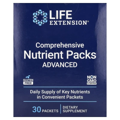 Life Extension - Comprehensive Nutrient Packs | Advanced | 30 Packets