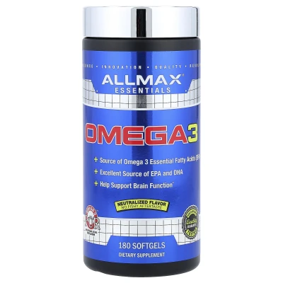ALLMAX - Essentials | Omega-3 | 180 Softgels