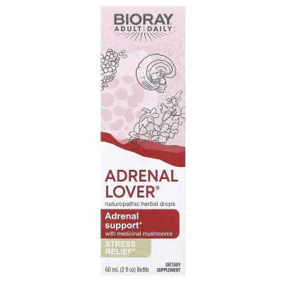 Bioray - Adrenal Lover | Adrenal Support with Medical Mushrooms | 2 fl oz (60 ml)