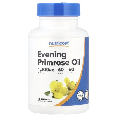 Nutricost - Evening Primrose Oil | 1300 mg | 60 Softgels
