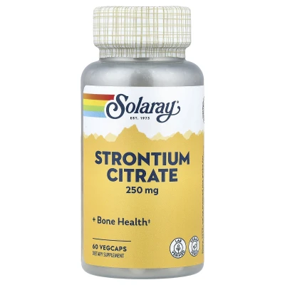 Solaray - Strontium Citrate | 250 mg | 60 Vegcaps
